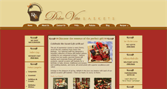 Desktop Screenshot of dolcevitabaskets.com